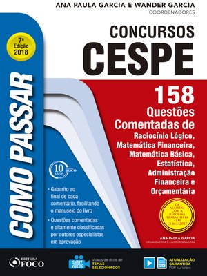cover image of Como passar em concursos CESPE